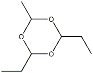 2,4-DIETHYL-6-METHYL-1,3,5-TRIOXANE 96+% 结构式