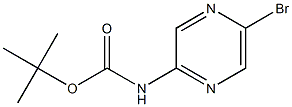 (5-BROMOPYRAZIN-2-YL)CARBAMIC ACID TERT-BUTYL ESTER, 95+% 结构式