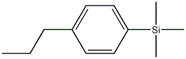 1-(TRIMETHYLSILYL)-4-N-PROPYLBENZENE 96% 结构式