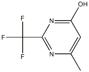 6-METHYL-2-TRIFLUOROMETHYLPYRIMIDIN-4-OL, 95+% 结构式