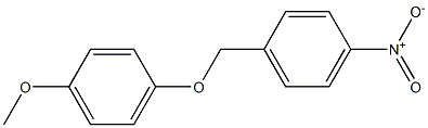 1-METHOXY-4-[(4-NITROBENZYL)OXY]BENZENE 结构式