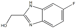 (6-FLUORO-1H-BENZIMIDAZOL-2-YL)METHANOL 结构式