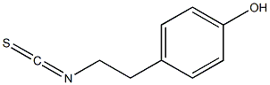 4-(2-ISOTHIOCYANATOETHYL)PHENOL 结构式