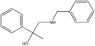 1-Benzylamino-2-phenyl-propan-2-ol 结构式