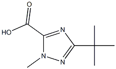 5-TERT-BUTYL-2-METHYL-2H-[1,2,4]TRIAZOLE-3-CARBOXYLIC ACID 结构式