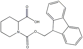 1-FMOC-2-PIPERIDINECARBOXYLIC ACID 结构式