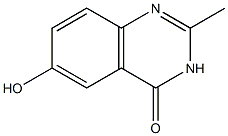 6-Hydroxy-2-methylquinazolin-4(3H)-one 结构式