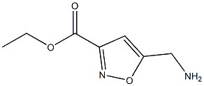 ethyl 5-aminomethylisoxazole-3-carboxylate 结构式