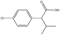 A -Isopropyl-4-Chlorobenzene Acetic Acid 结构式