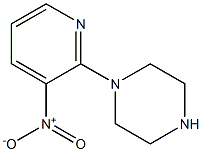 1-(3-NITRO-2-PYRIDINYL)PIPERAZINE 结构式