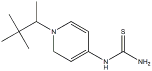 N-4-PYRIDYL-N''-1,2,2-TRIMETHYLPROPYLTHIOUREA 结构式