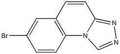 7-溴-[1,2,4]三唑并[4,3-A]喹啉 结构式