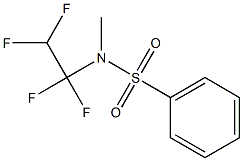 N-(1,1,2,2-TETRAFLUOROETHYL-N-METHYL)BENZENE-O SULFONAMIDE 结构式