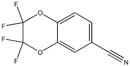 6-CYANO-2,2,3,3-TETRAFLUORO-1,4-BENZODIOXANE 结构式