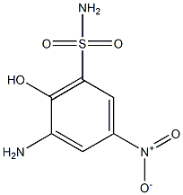 2-AMINO-4-NITROPHENOL-6-SULFONAMIDE 结构式