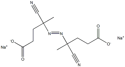 4,4''-AZOBIS(4-CYANOPENTANOIC ACID) SODIUM SALT 结构式