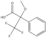 3,3,3-trifluoro-2-methoxy-2-phenylpropanoic acid 结构式