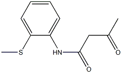 N-(2-METHYLSULFANYL-PHENYL)-3-OXO-BUTYRAMIDE 结构式