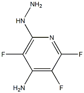 2,3,5-Trifluoro-6-Hydrazinopyridin-4-Amine 结构式