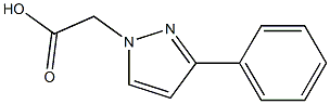 3-Phenyl-1H-pyrazole-1-acetic acid 结构式