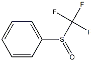 苯基三氟甲基亚砜 结构式