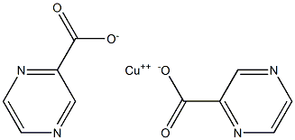 Copper[] 2-pyrazinecarboxylate 结构式
