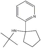 1-(tert-Butylamino)-1-(2-pyridyl)-cyclopentane 结构式