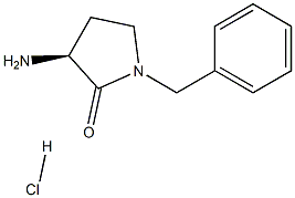 (S)-3-amino-1-benzylpyrrolidin-2-one hydrochloride 结构式