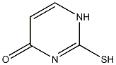 2-MERCAPTO-4 (1H)-PYRIMIDINEONE 结构式