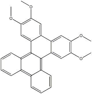 2,3,6,7-TETRAMETHOXYPHENANTHRO[9,10-L]PHENANTHRENE 结构式