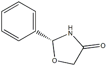 (R)-2-PHENYL-1,3-OXAZOLIDIN-4-ONE 结构式
