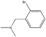 1-(2-BROMOPHENYL)-N,N-DIMETHYLMETHANAMINE 结构式