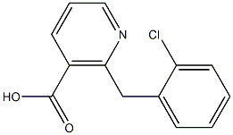2-(2-CHLOROBENZYL)NICOTINIC ACID 结构式