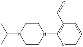 2-(4-ISOPROPYLPIPERAZIN-1-YL)NICOTINALDEHYDE 结构式