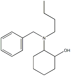 2-[BENZYL(BUTYL)AMINO]CYCLOHEXANOL 结构式