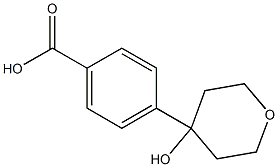 4-(4-HYDROXYTETRAHYDRO-2H-PYRAN-4-YL)BENZOIC ACID 结构式