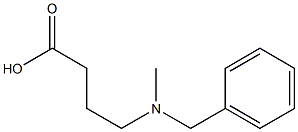 4-(苄基-甲基-氨基)丁酸 结构式