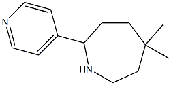 5,5-DIMETHYL-2-PYRIDIN-4-YLAZEPANE 结构式