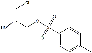 [S]-[+]-3-Chloro-2-hydroxypropyl p-toluenesulfonate 结构式