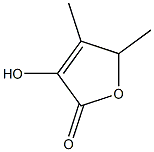3-hydroxy-4,5-dimethyl-2,5-dihydrofuran-2-one 结构式