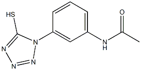 N-[3-(5-mercapto-1H-tetrazol-1-yl)phenyl]acetamide 结构式
