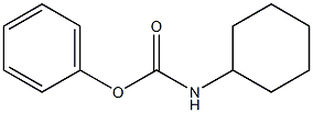 phenyl N-cyclohexylcarbamate 结构式