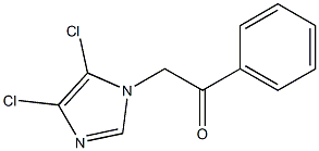 2-(4,5-dichloro-1H-imidazol-1-yl)-1-phenyl-1-ethanone 结构式