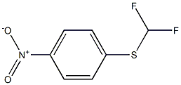 1-[(DIFLUOROMETHYL)THIO]-4-NITROBENZENE 结构式