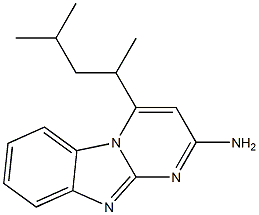 4-(1,3-dimethylbutyl)benzo[4,5]imidazo[1,2-a]pyrimidin-2-amine 结构式