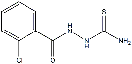 2-(2-chlorobenzoyl)hydrazine-1-carbothioamide 结构式