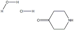 4-Piperidone HCl hydrate 结构式
