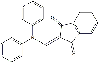 2-[(diphenylamino)methylene]-1H-indene-1,3(2H)-dione 结构式