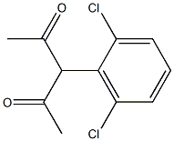 3-(2,6-Dichlorophenyl)pentane-2,4-dione 结构式