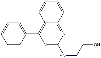 2-[(4-phenylquinazolin-2-yl)amino]ethan-1-ol 结构式